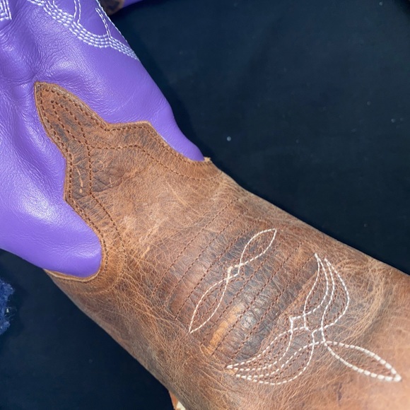 Anderson Bean Shoes Anderson Bean Girls Boots Cowboy Butterflies